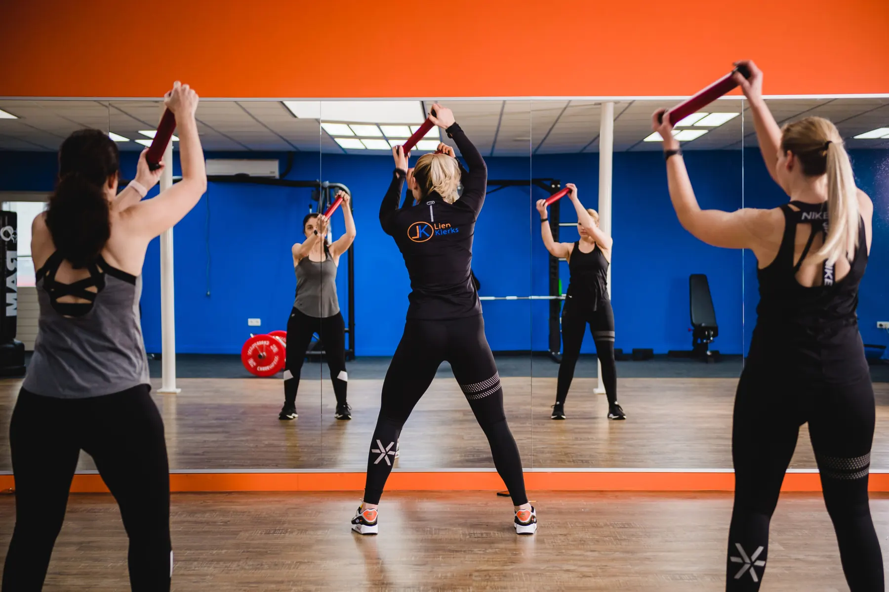 Groepsles Shake-It met trainingsbuizen